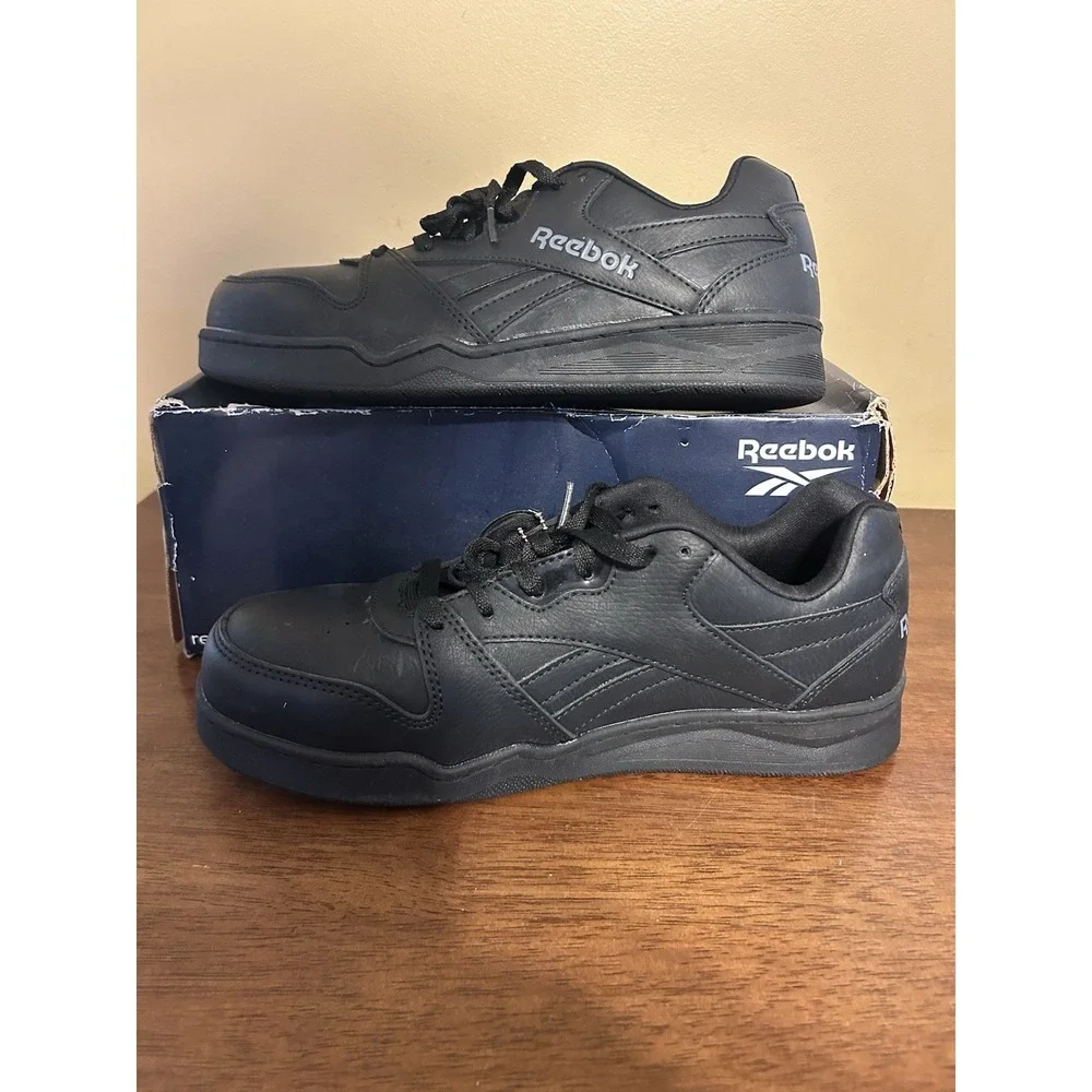 Size 10 M REEBOK BB4500 WORK MEN'S LOW CUT WORK SNEAKER BLACK BOOTS RB4160 NEW